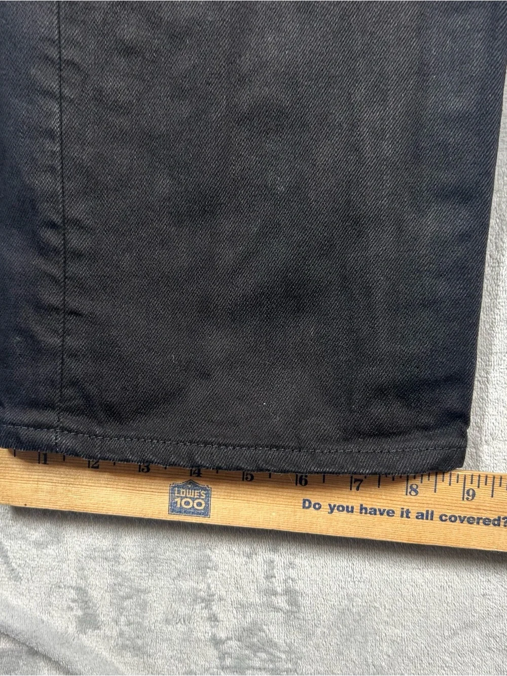 Levi's 501 Jeans Men's Size 40x32 Straight Leg Denim Black Jeans Button Fly
